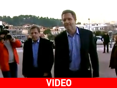 Ο Παύλος Γερουλάνος στην Αρχαία Ολυμπία