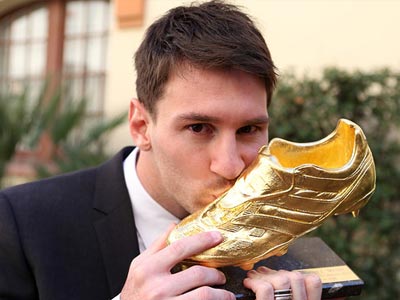 Στα χέρια του Μέσι το «χρυσό παπούτσι»