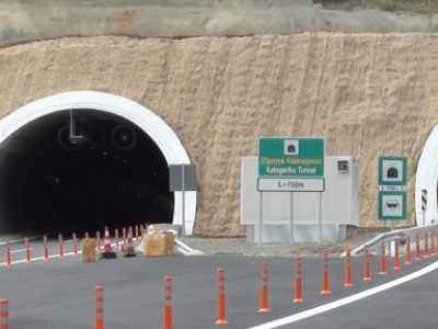 Κλειστός ο ένας κλάδος της σήραγγας Καλογερικού