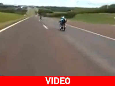 Μοτοσικλετιστής… Superman!