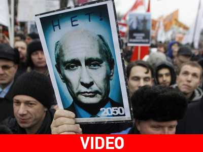 Συλλήψεις σε διαδήλωση κατά του Πούτιν