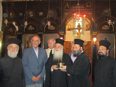 Mεταφορά της καρδιάς του Α. Υψηλάντη στην Παναγία Σουμελά