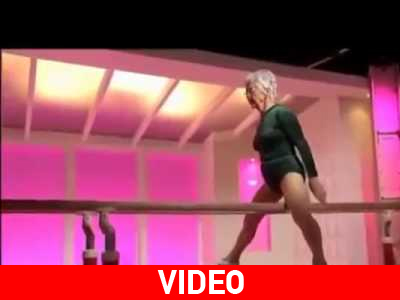 Αθλήτρια ενόργανης γυμναστικής ετών 88