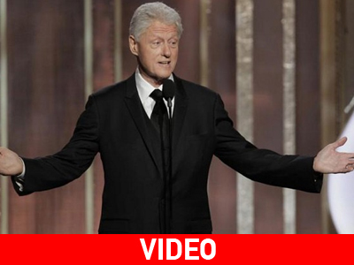 Σε ρόλο-έκπληξη ο Μπιλ Κλίντον στις Χρυσές Σφαίρες