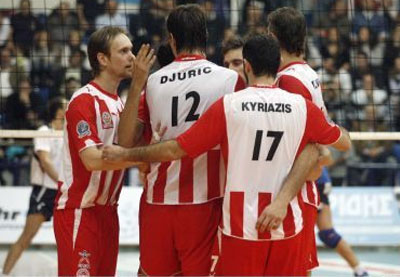 Παλικαρίσια πρόκριση για τον Ολυμπιακό, 3-2 την Τρεντίνο