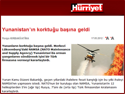 «Με τουρκικά ελικόπτερα η δασοπυρόσβεση στην Ελλάδα»