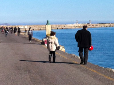 Χριστούγεννα με λιακάδα στο Ηράκλειο