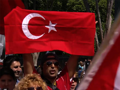 Συγκέντρωση αλληλεγγύης στους Τούρκους διαδηλωτές στη Ν. Υόρκη