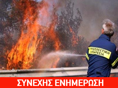 Στις φλόγες η Κεφαλλονιά