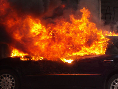 Έκαψαν αγωνιστικό αυτοκίνητο