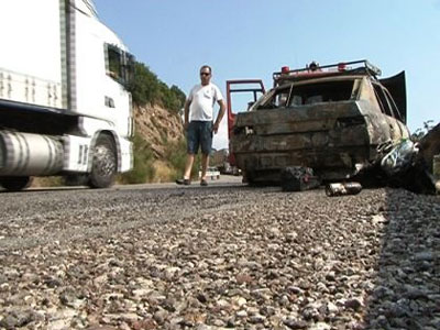 Παραλίγο τραγωδία στην άσφαλτο