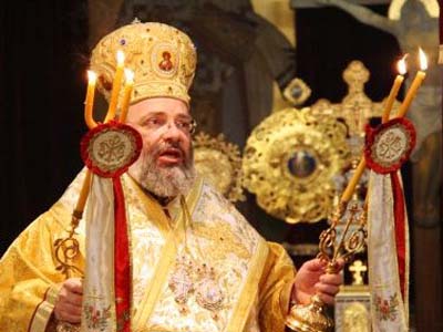 Πάνδημη υποδοχή του μητροπολίτη Πάνδημη υποδοχή του μητροπολίτη