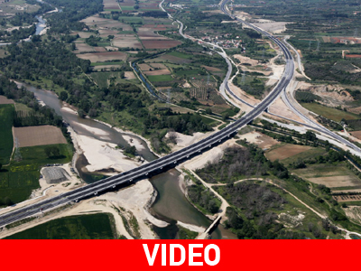 Την πέταξε στη μέση της Εγνατίας