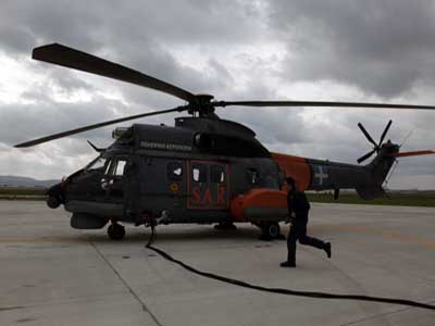 Μεταφέρθηκε με ελικόπτερο στο νοσοκομείο