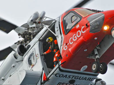 Μεταφέρθηκε με ελικόπτερο ο τραυματίας υποπλοίαρχος