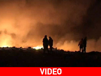 Πυρκαγιά σε σκουπιδότοπο με – 8 βαθμούς Κελσίου