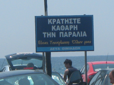 Τα γουρούνια τρώνε τα σκουπίδια της παραλίας!