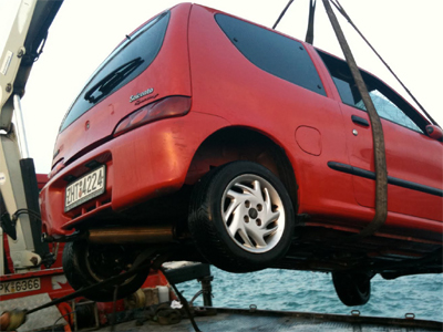 Τροχαίο δυστύχημα στο Λουτρό Ημαθίας