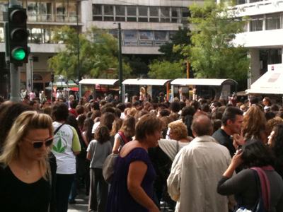 Στο Σύνταγμα γονείς και μαθητές των μουσικών σχολείων