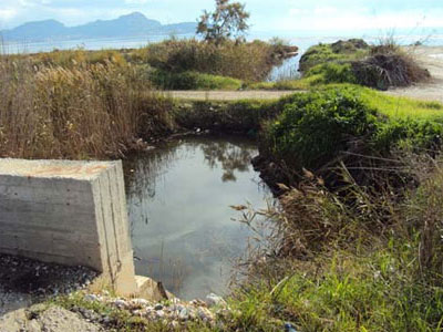 Ο αγωγός κατέληγε στον Αργολικό Κόλπο