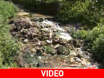 Τα λύματα του χωριού καταλήγουν στο φράγμα!