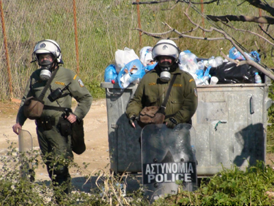 Οι αστυνομικοί συναντήθηκαν με τον δήμαρχο Λαυρεωτικής