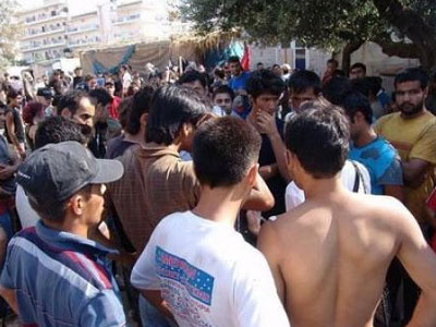 Πετροπόλεμος στην Πάτρα