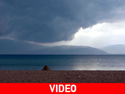 Καταστροφές από το μπουρίνι