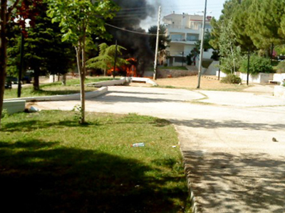 Φωτιά σε παιδική χαρά