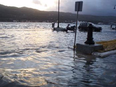 Πλημμύρισε την Παρασκευή το Βαθύ Σάμου