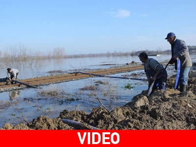 Φτιάχνουν προσωρινά τα αναχώματα στο Διδυμότειχο