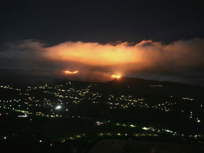 Φωτιά σε σκουπιδότοπο στη Λαμία