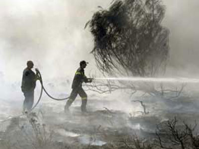 Δύο πυρκαγιές στην Κω