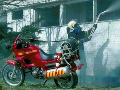 Δικυκλιστές πυροσβέστες!