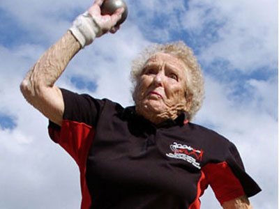 Τιμήθηκε στην Ολυμπία η γηραιότερη εν ζωή αθλήτρια