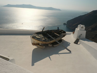 EarthTV broadcast κάμερα στην Σαντορίνη