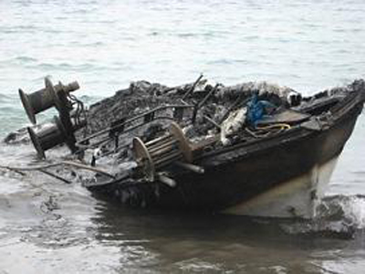 Πυρκαγιά σε σκάφος στη Ρόδο