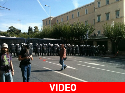 Σύγκρουση φοιτητών με ΜΑΤ στο κέντρο