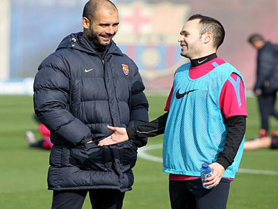 Το ίδιο ρεκόρ για Ινιέστα – Γκουαρδιόλα