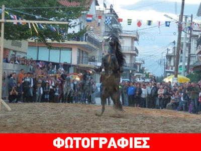 Ιππική παρέλαση στην Ανδραβίδα