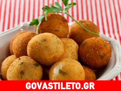 Πατατοκροκέτες με μπέικον & τυρί