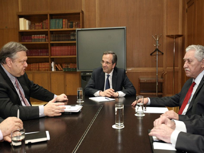 Σύσκεψη των τριών στο Μαξίμου την Τετάρτη