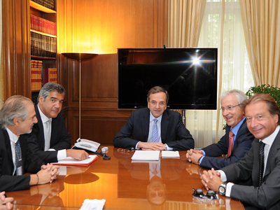 Με το προεδρείο των εφοπλιστών συναντήθηκε ο πρωθυπουργός