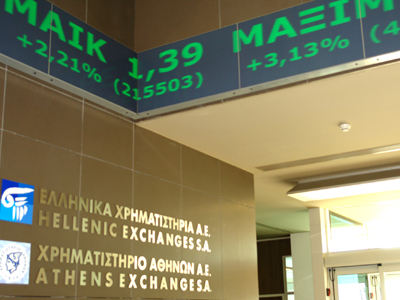 Άνοδος στο Χρηματιστήριο Αθηνών Άνοδος στο Χρηματιστήριο Αθηνών