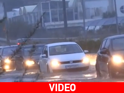 Ρόδος: Σοβαρές ζημιές από τη σφοδρή κακοκαιρία