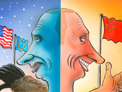 H αμερικανο-ρωσική ψυχρότητα στέλνει τον Πούτιν προς την Κίνα