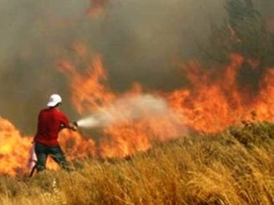 Πυρκαγιά κοντά στις φυλακές Διαβατών