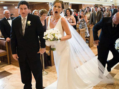 Τι κάνετε αν σκιστεί το νυφικό σας!