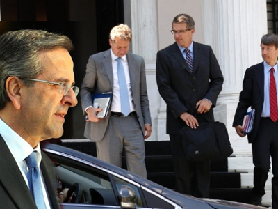 Εν αναμονή της κρίσιμης συνάντησης Σαμαρά-τρόικας