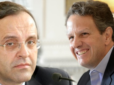 Τηλεφωνική επικοινωνία Γκάιτνερ – Σαμαρά